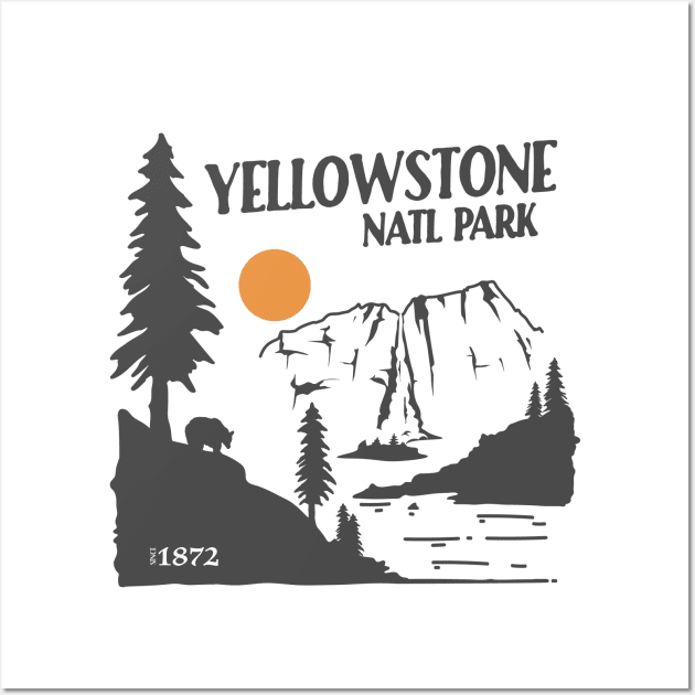Yellowstone National Park Apparel Wall Art by Terrybogard97